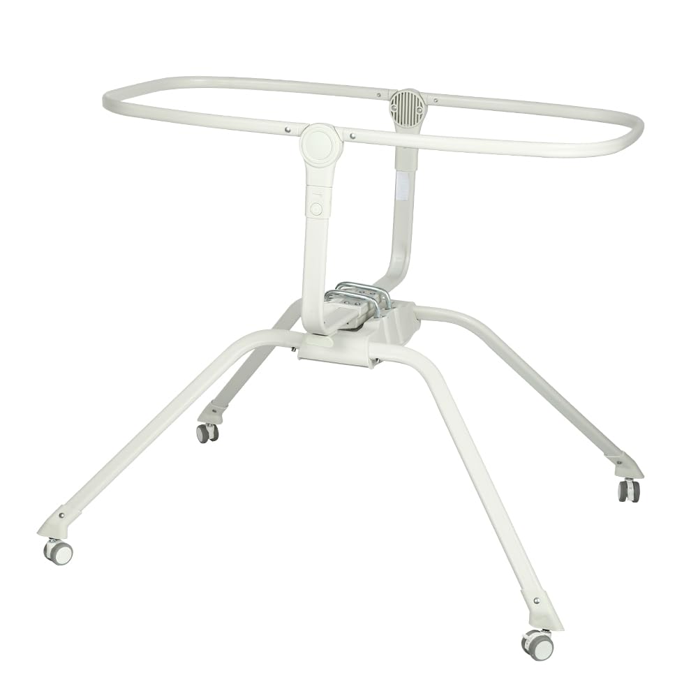 HUOLE Lit Cododo Bebe Berceau Bebe à 4 Niveaux, Couffin pour Dormir Ensemble en Toute Sécurité, Lit d'enfant Portable Facile à Plier pour Nouveau-né/Nourrisson-104 * 52 * 100-110 cm - Blanc cassé