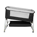 HUOLE Lit Cododo Bebe Berceau Bebe à 4 Niveaux, Couffin pour Dormir Ensemble en Toute Sécurité, Lit d'enfant Portable Facile à Plier pour Nouveau-né/Nourrisson-104 * 52 * 100-110 cm - Blanc cassé