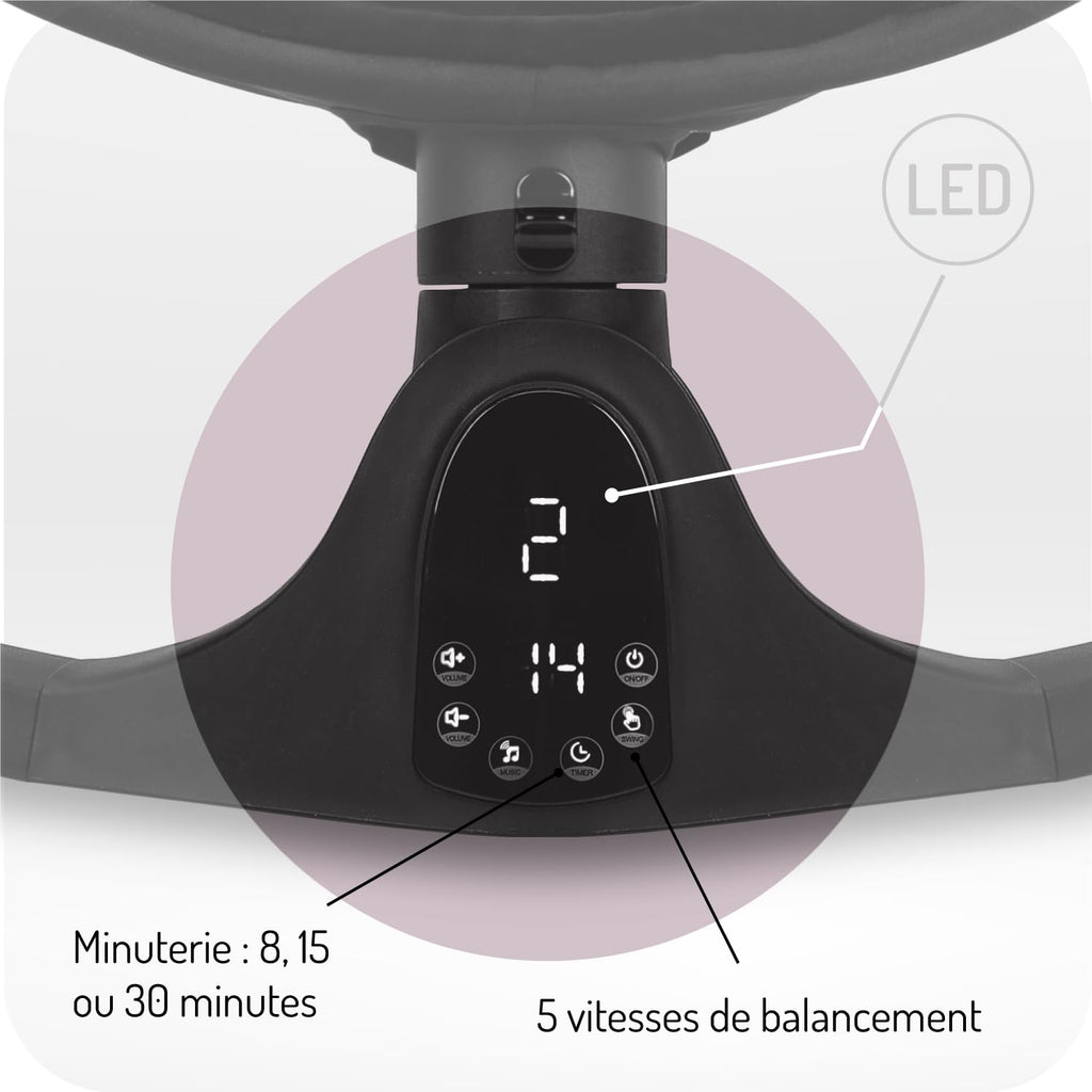 Balancelle Bébé Bluetooth MoMi