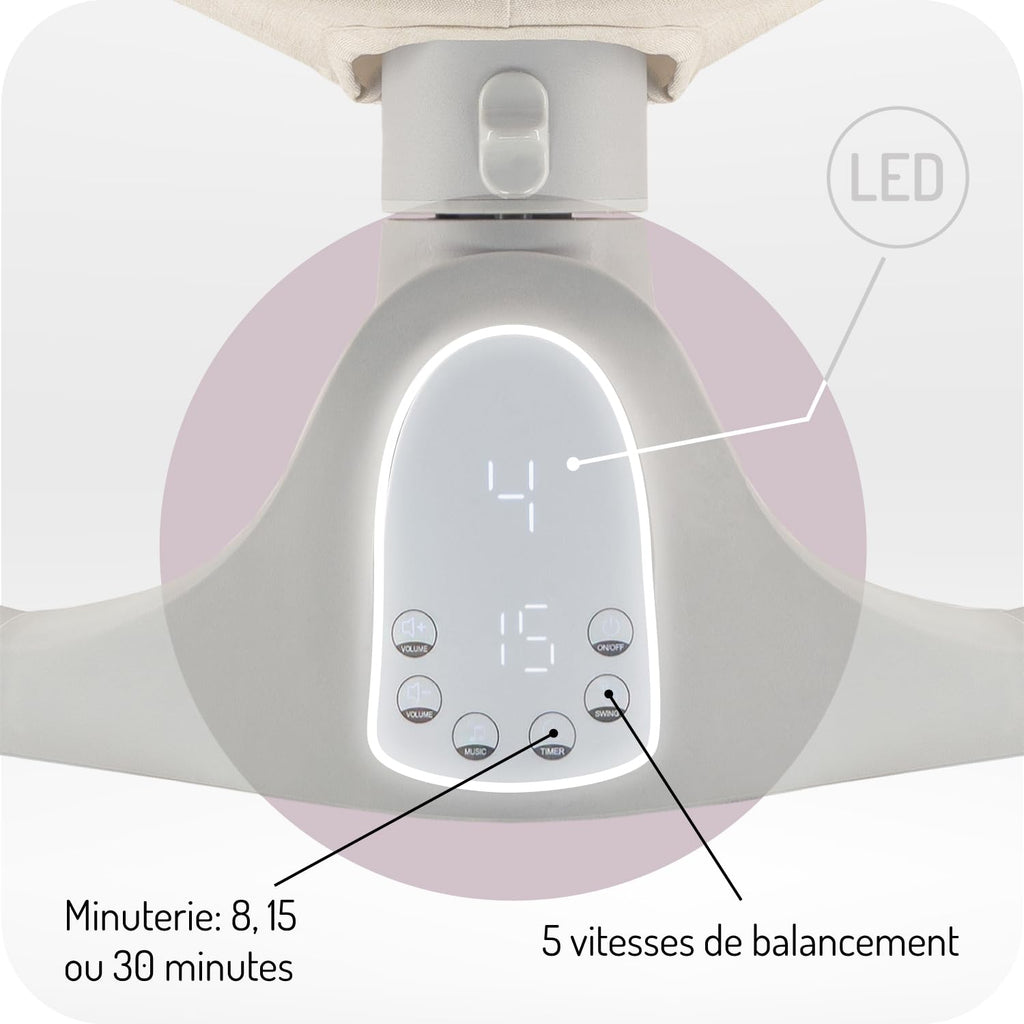 Balancelle Bébé Bluetooth MoMi