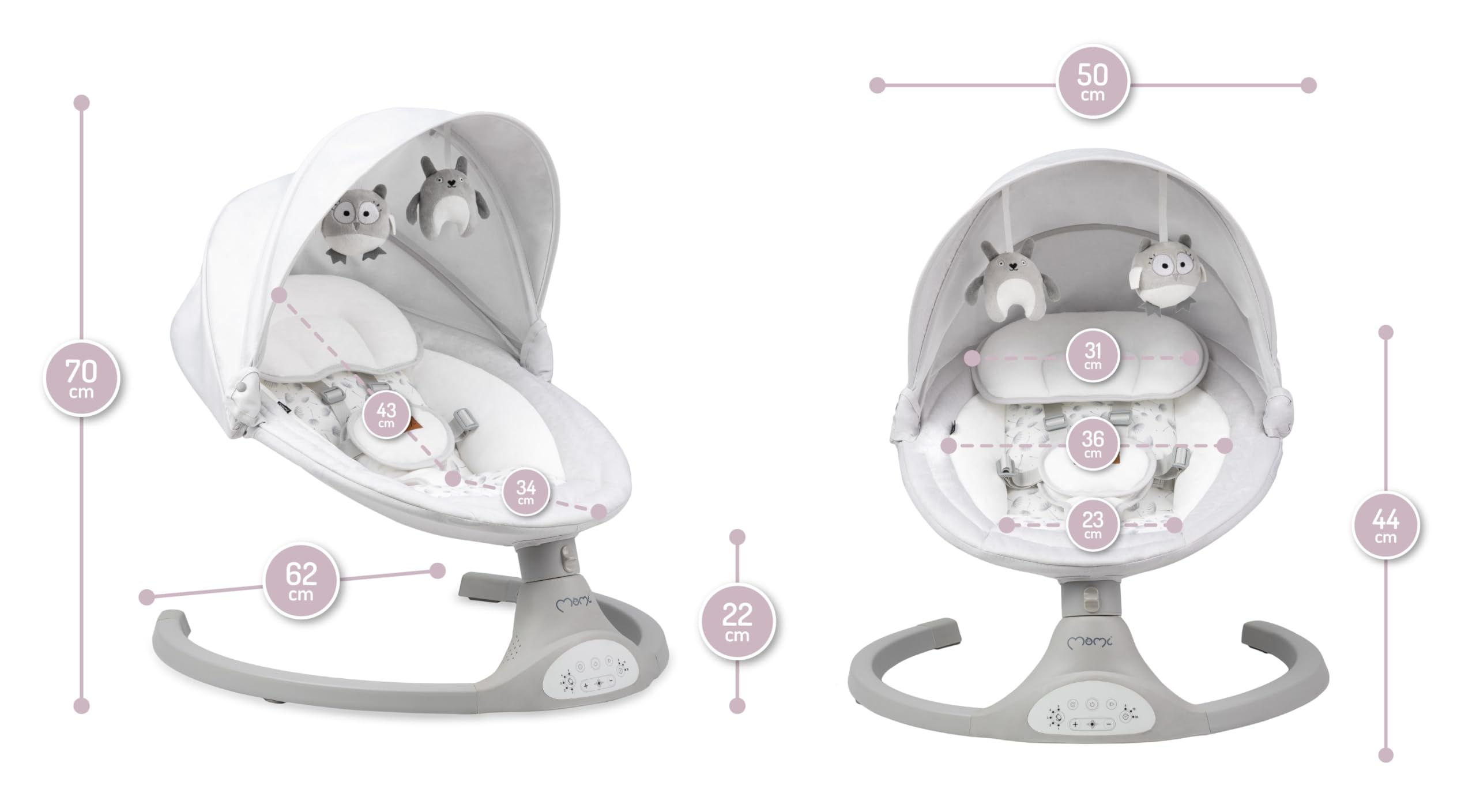 Balancelle Bébé Bluetooth MoMi