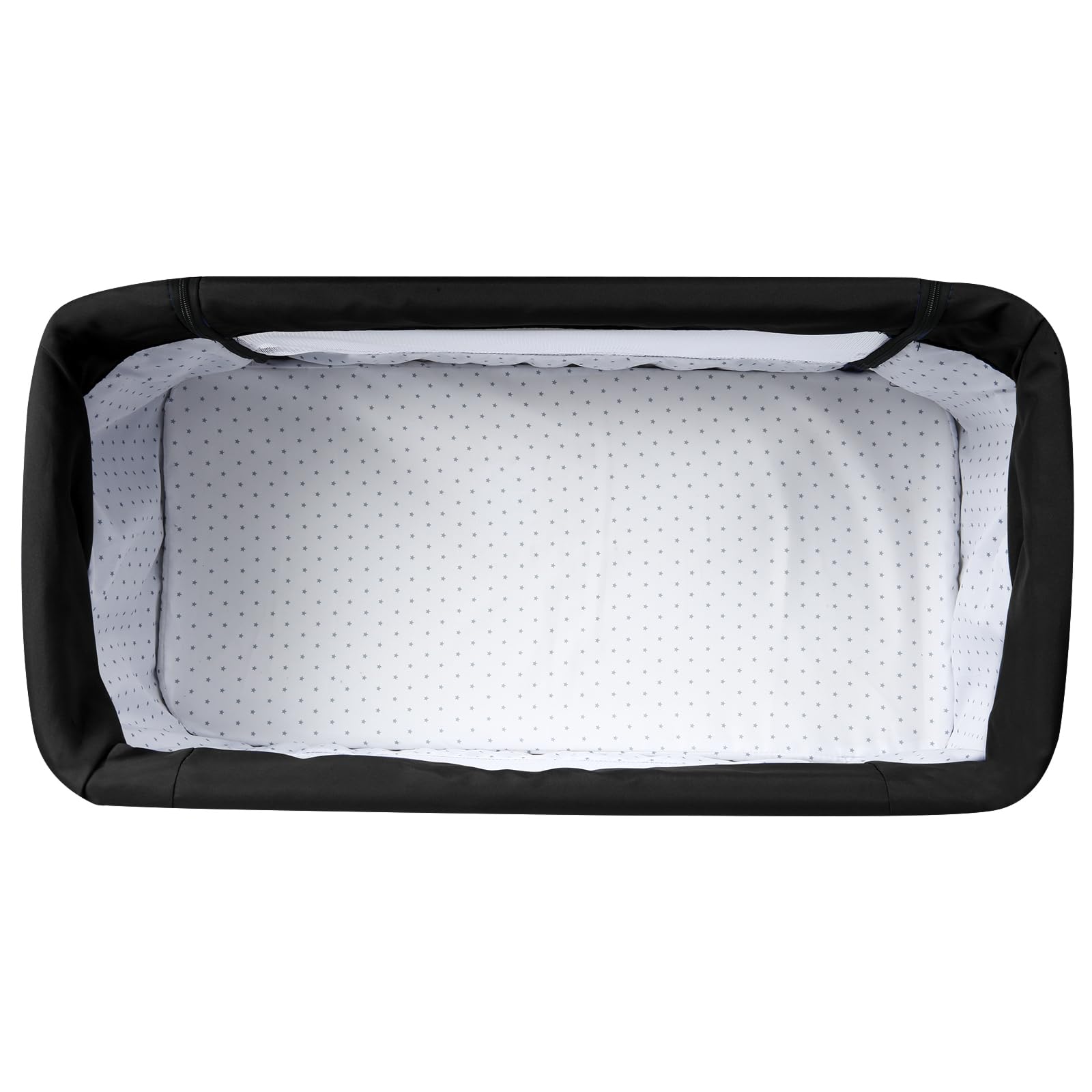 HUOLE Lit Cododo Bebe Berceau Bebe à 4 Niveaux, Couffin pour Dormir Ensemble en Toute Sécurité, Lit d'enfant Portable Facile à Plier pour Nouveau-né/Nourrisson-104 * 52 * 100-110 cm - Blanc cassé