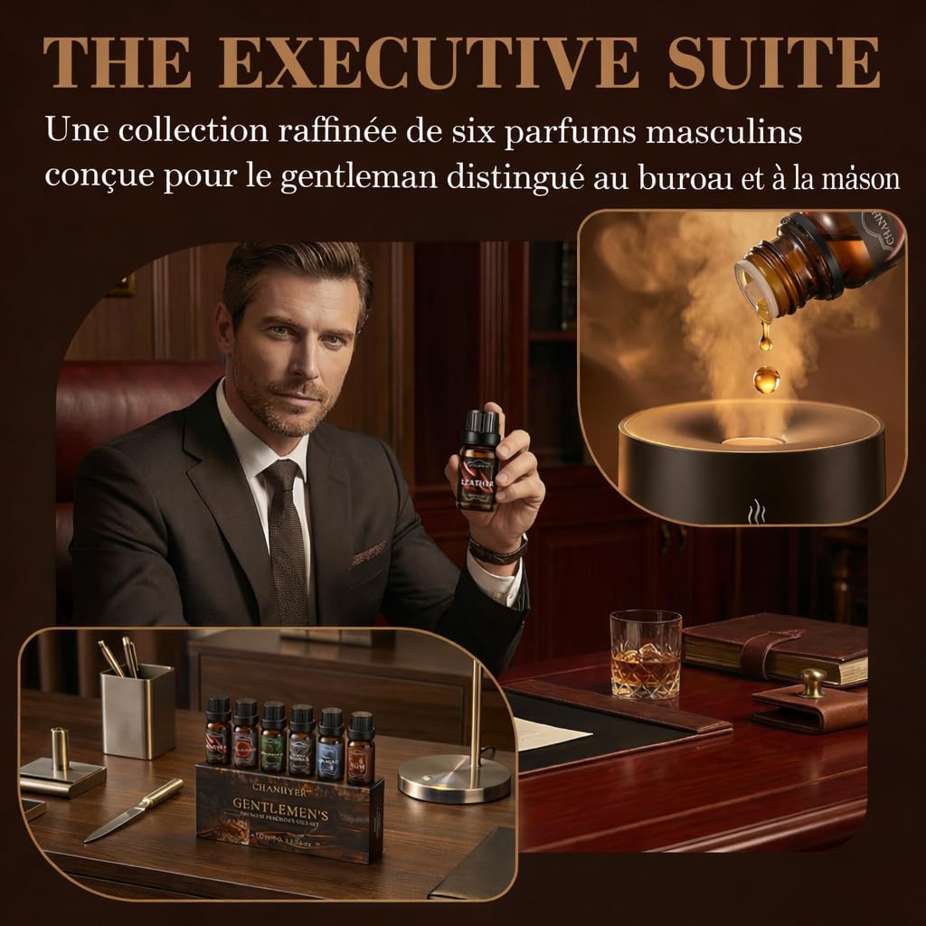 Coffret d'Huiles Essentielles Clean 6 x 10ml – Linge Frais, Coton, Poudre Douce, Menthe Poivrée, Maison Propre, Parfum Savon pour Diffuseur, Parfum d'Ambiance à la Maison