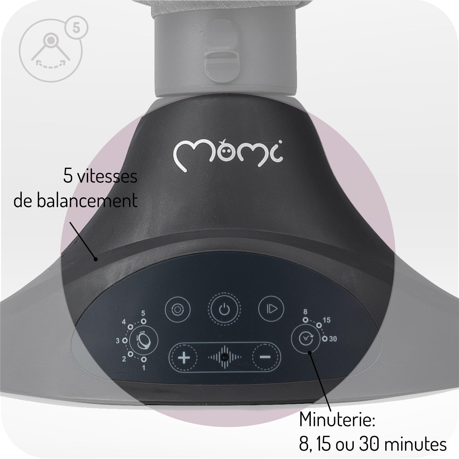 Balancelle Bébé Bluetooth MoMi