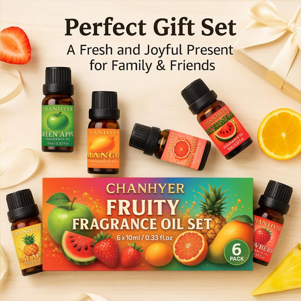 Coffret d'Huiles Essentielles Clean 6 x 10ml – Linge Frais, Coton, Poudre Douce, Menthe Poivrée, Maison Propre, Parfum Savon pour Diffuseur, Parfum d'Ambiance à la Maison