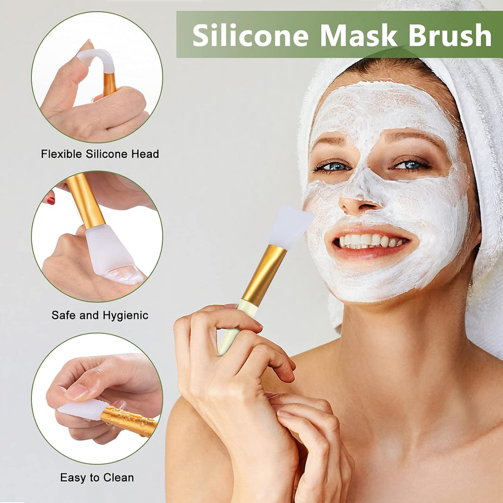 MELLIEX Jade Roller et Gua Sha Visage Masseur, kit de Rouleau de Jade Anti-vieillissement Naturel pour Yeux, Visage, Cou