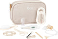 Babymoov Trousse de Soin Bébé - Compacte & Nomade - Dès la naissance - 9 Accessoires Essentiels Soin de Bébé dont Brosse à Cheveux, Thermomètre digital, Thermomètre de bain, Petit Coupe Ongles, Sable