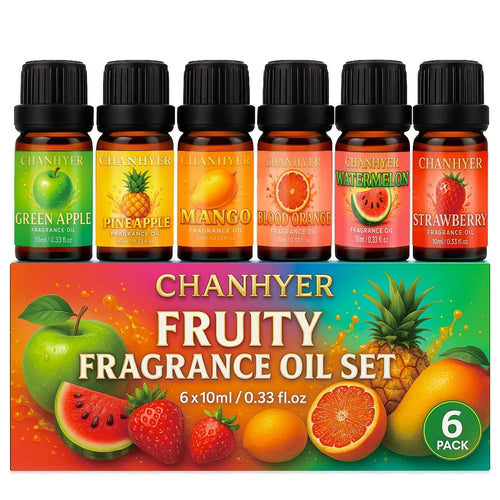 Coffret d'Huiles Essentielles Clean 6 x 10ml – Linge Frais, Coton, Poudre Douce, Menthe Poivrée, Maison Propre, Parfum Savon pour Diffuseur, Parfum d'Ambiance à la Maison